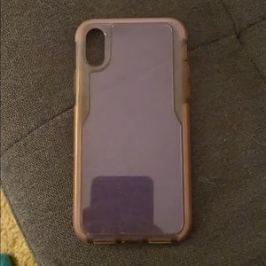 clear purple iphone x case